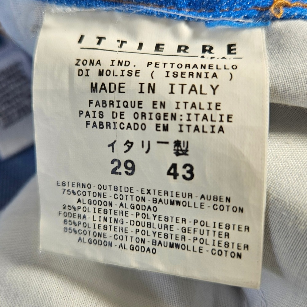 D&G Dolce & Gabbana Jeans Made in Italy Blue Denim Straight Leg Women's Size 29 - Picture 11 of 13